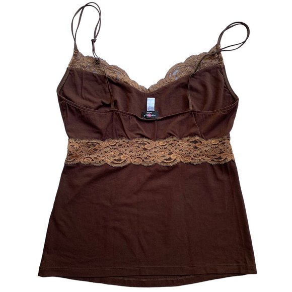 Cosabella brown with bronze lace trim camisole - Size L - Picture 5 of 9